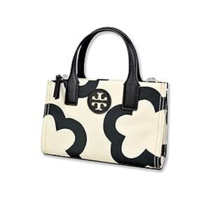 #183 NWT - Tory Burch Ella Printed Gold-Tone Hardware Mini Nylon Tote Bag